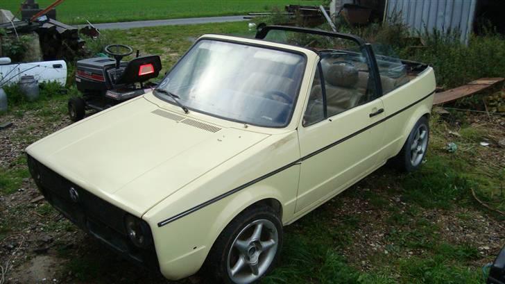 VW golf 1 cab byttet billede 1