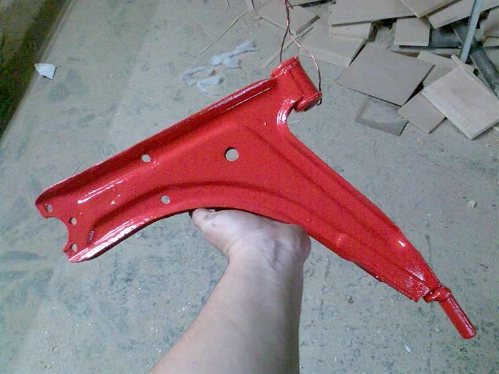 VW Golf Mk I GTI Karmann Cab - alt løst skal sandblæses og males rødt / sort osv. som her min ene bærearm billede 15