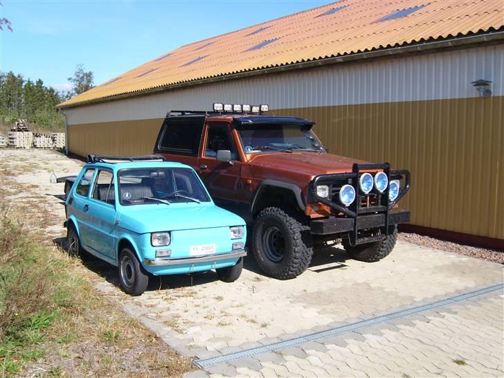 Fiat 126 A - Søndagsbil - sammen med min kammerats patrol . billede 10