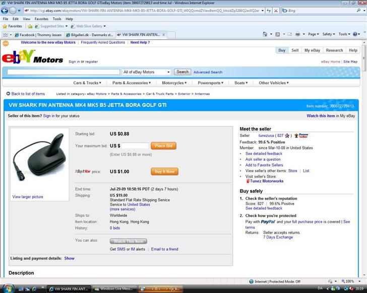 VW Golf IV 1.9 TDI GTI - Klargøring før Maler - Købt antenne billede 12