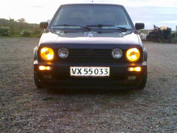 VW golf 2 gtd - ja gult lys  man må jo ikke kører med blå  billede 12
