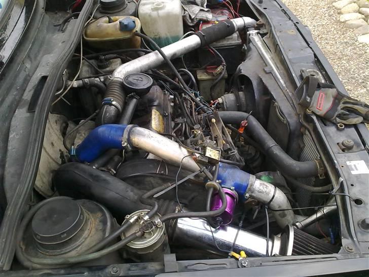 VW golf 2 gtd - sådan ser moter rumet ud nu  billede 16