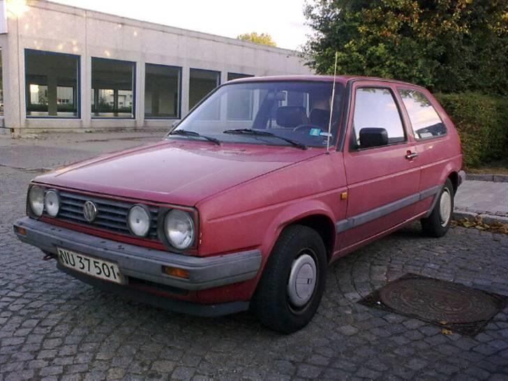 VW Golf 2 - original - Sådan så den ud da jeg købte den billede 19