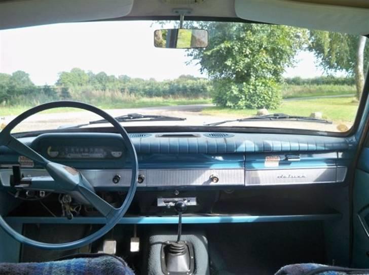 Ford Consul Cortina de luxe mk - DEn "komplette" instrumentering, bemærk placering af viskerknappen, med to indstillinger (tænd/sluk) billede 7