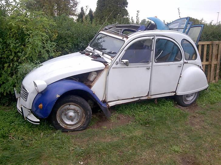 Citroën 2CV *solgt* - reservedels bil 2 billede 12