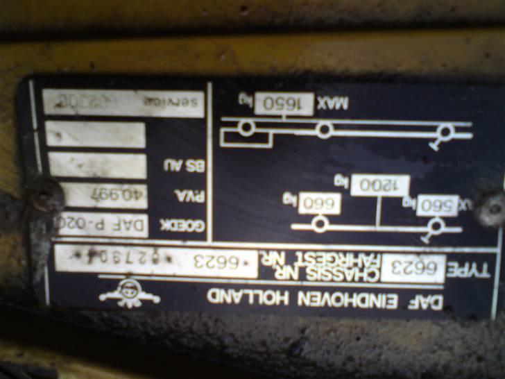 DAF 66 SL SOLGT billede 13