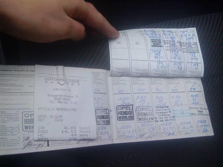 Opel Corsa A GSI - Fuld servidebog op til 200000 km, og bilen har kørt 200003 billede 13