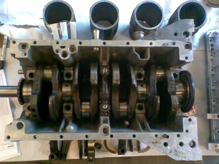 Citroën bx 16valve - blok kema renste+plan slebet+forringer shimset op+nye o-ringe mont billede 10