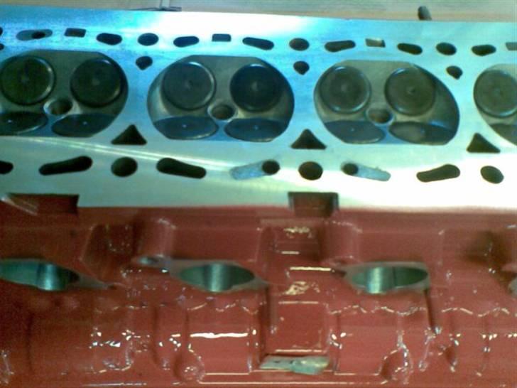 Citroën bx 16valve - topstykke kema renset+portet+planslebet+trykprøvet+nye ventil sæder+nye ventil styr+intern filter+olie deflektorer billede 12