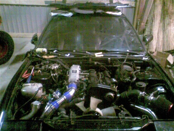 Nissan 200sx S13 -SOLGT- - motoren i billede 11