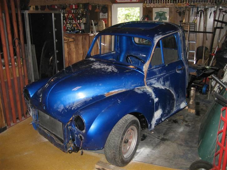 Austin-Morris minor 1000 pick-up - Opspartling af dør og skærm billede 7