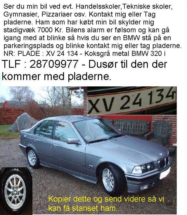 BMW 320 i E36 6 Cylinder  billede 11
