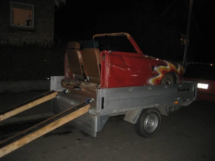 Volvo 121- Esmeralda Grease-bil - Den passer liiiige i Pedersens trailer... billede 19