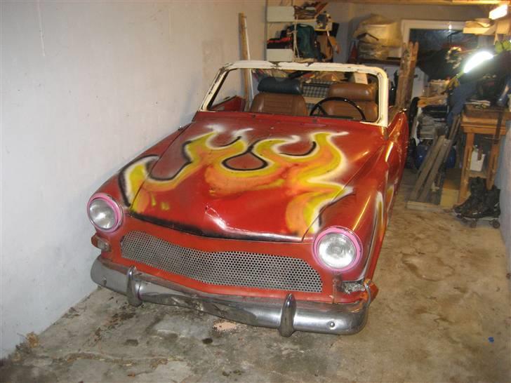 Volvo 121- Esmeralda Grease-bil - I kælderen, så må vi se, hvad der sker med den, men nænner ikke at smide den ud... billede 20