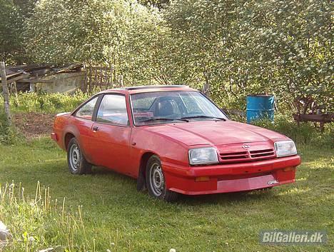 Opel manta b --solgt--- - sådan så den ud der jeg fik den første dag billede 11