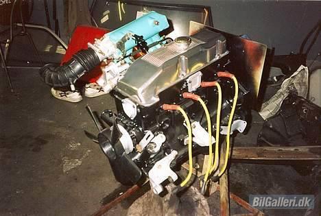 Opel Ascona B (SOLGT) - motoren efter den blev færdig samlet billede 5