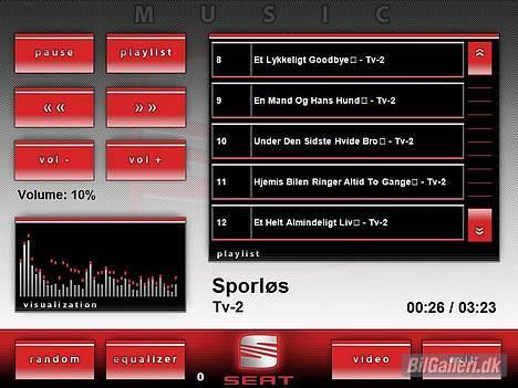 Seat Ibiza (Solgt) - Nuværende Car-PC software. Har selv programmeret det. Farverne er lidt forkerte på grund af komprimering af billedet. billede 12