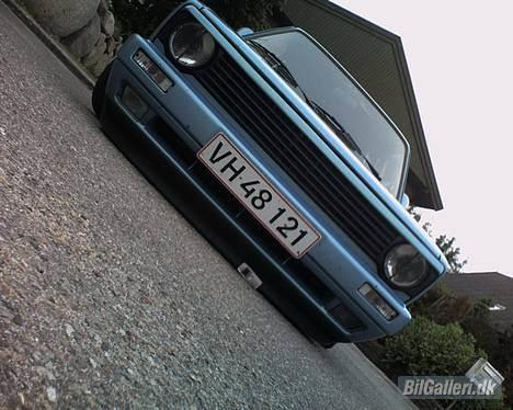 VW Golf 1 GTi Pirelli - Så er gewind undervognen helt i bund..! ;) nice!? ja tak.. ! :D billede 15