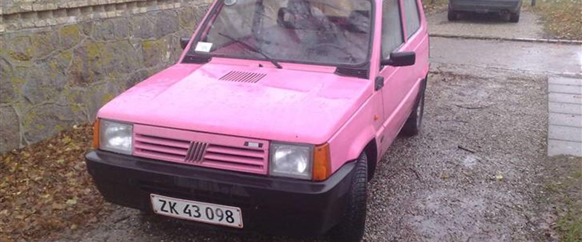 Fiat panda pink - 1994 - kun lavet ca 500 af dem i...