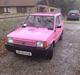 Fiat panda pink