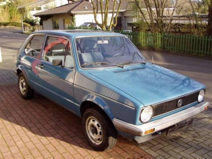 VW Golf 1 CL Liebhaber - Da jeg lige havde hentet den hjem - helt original billede 15