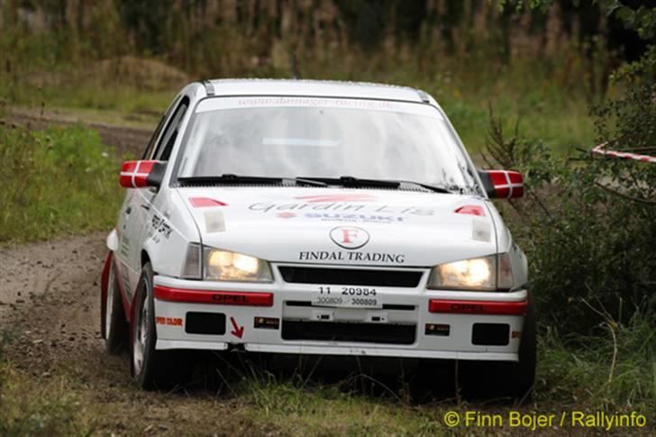 Opel kadett e gsi rally.  SOLGT. - Klubrally Auning 09. Foto. Finn Bojer billede 14