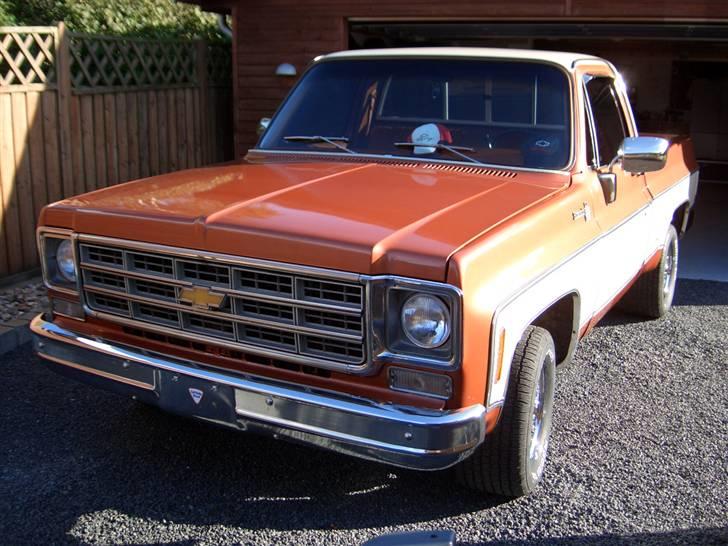 Amerikaner Silverado c10 - Før køler gitter blev malet . billede 4