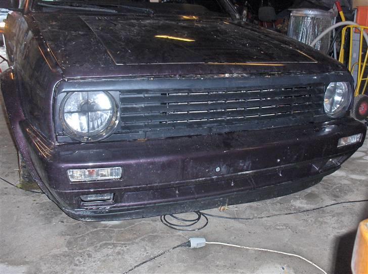 VW golf  GTI 16v Edition one - bilen som den så ud da jeg fik gravet den ud fra en sommerhus grund billede 2