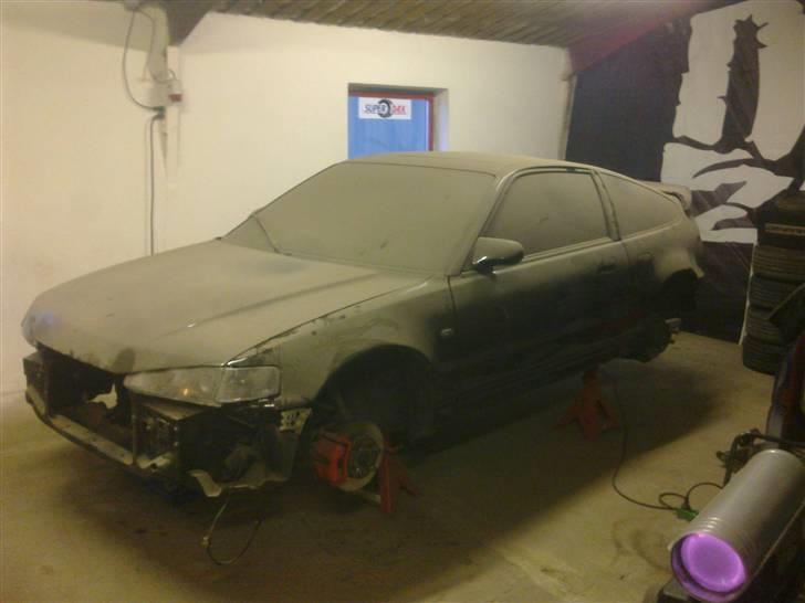 Honda Crx Vtec - nu skal den da snart vaskes og dækkes lidt til billede 12