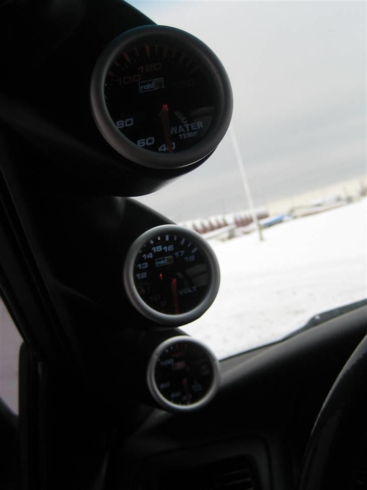 Toyota Corolla BYTTET - A-stolpe holder med Volt, Vandtemp og Olietemp. og NEJ de er ikke sat til. billede 12