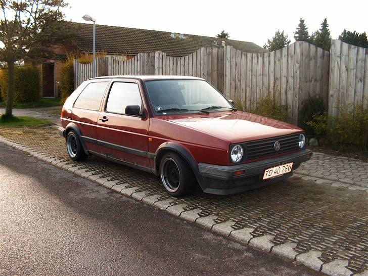 VW Golf 2 Tavlelak -SAVNET- - Før den blev malet... shit jeg savner den.. var så sjov den bil. billede 17