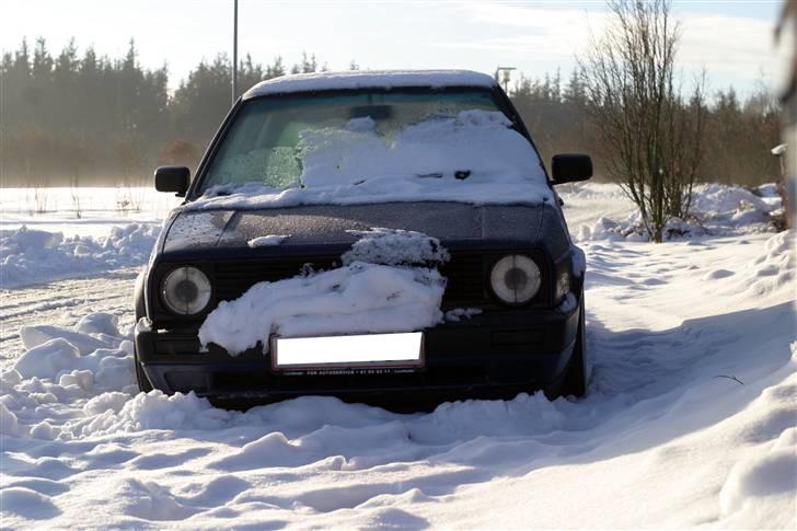 VW Golf 2 Gti Low? :P - fuldtidsjob som sneplov! billede 17