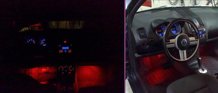 VW Lupo 1.2 TDI 3L - Rød lys i bunden af Lupo´en. Der sidder en diodeboks i hver side hvori der er 3 dioder i hver boks.. :)  billede 16