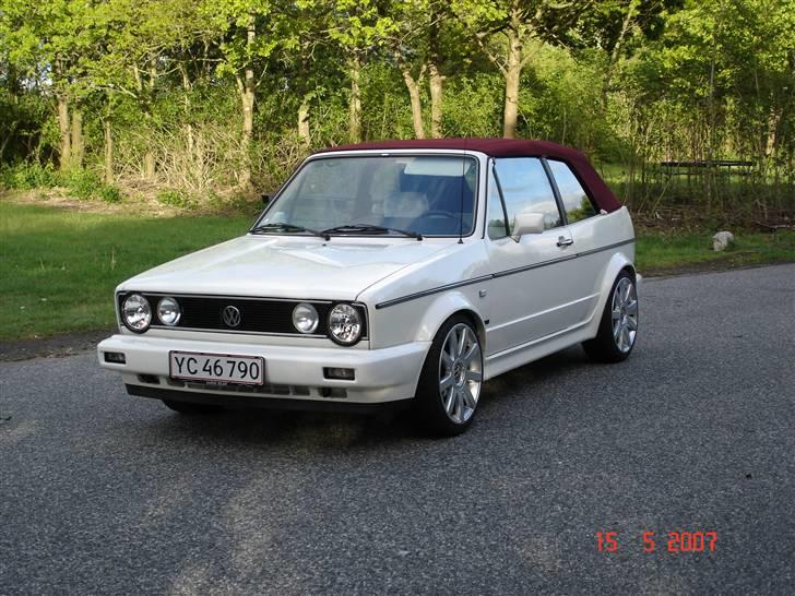 VW GOLF 1 cab - Med 7-17 rs 4 fælge og uden gevind. billede 4