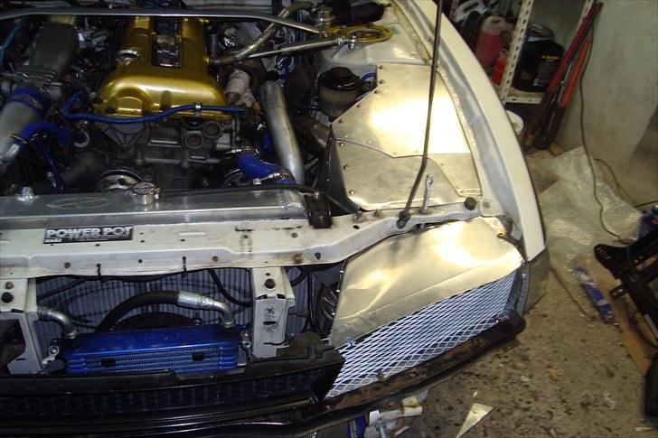 Nissan Silvia s14a  - Hjemme fusket kold lufts boks/indføring billede 11