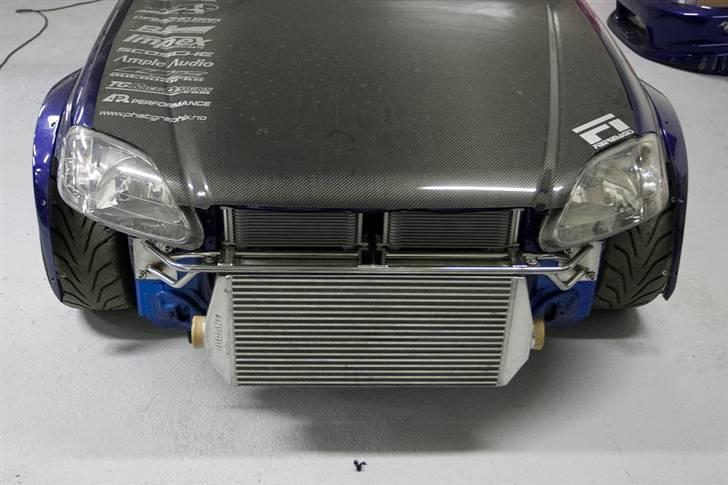 Honda Civic Si - Stor Intercooler i selskap med 2 stk 13 raders Earls Oljekjølere... billede 10