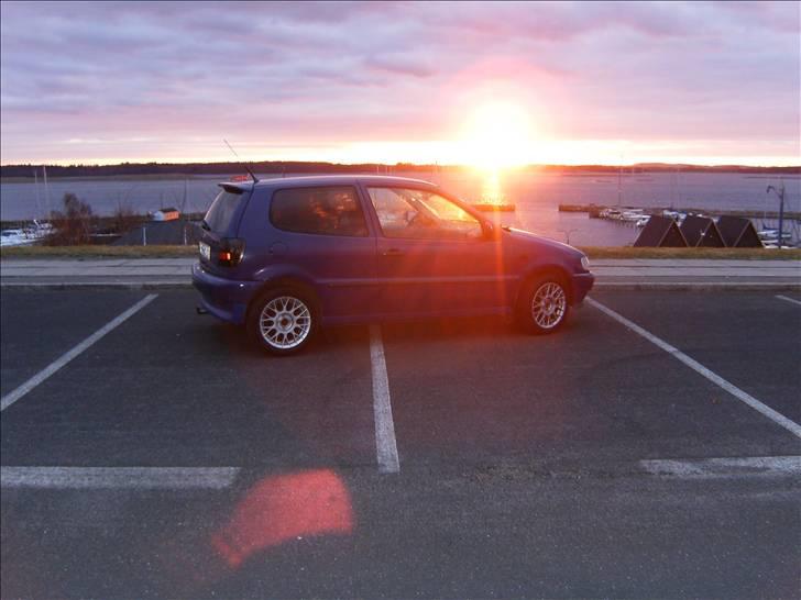 VW Polo 6n [DØD] - fået sat bbs fælgene på og vasket bilen 28/2-2010 billede 2