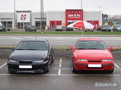 Opel Calibra Turbo, Solgt - Her ses forskellen på min og en standard. billede 7