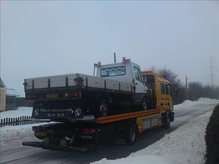 Mercedes Benz 310 Diesel ¤Arbejdsbilen¤ - En tidlig morgen med Dansk Autohjælp.... (Defekt bagtøj) billede 16