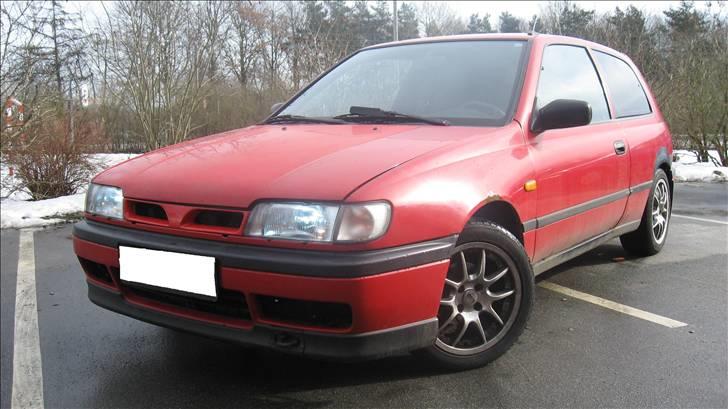 Nissan sunny N14 totalskadet - som den ser ud nu. 28-02-10 billede 16