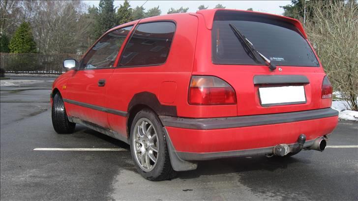 Nissan sunny N14 totalskadet - som den ser ud nu. 28-02-10 billede 17