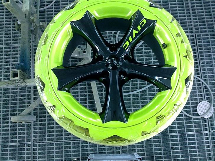 Honda Civic 1.8 Sport - Fælgene lige malet billede 15