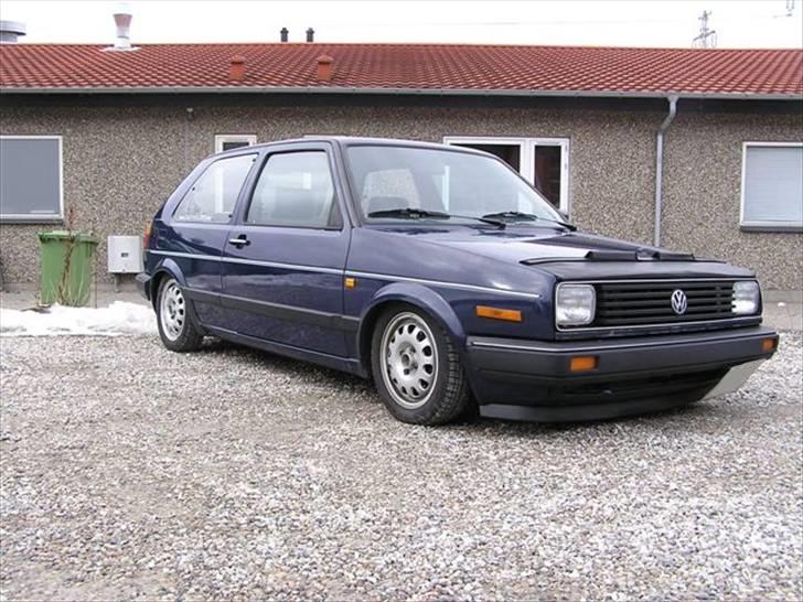 VW Golf II US Edition - Forårs-frihøjde, men stadig med vinterhjul billede 20