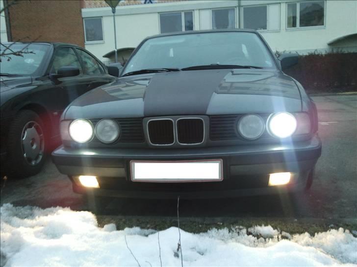 BMW e34 535i - xenon i alle 4 forlygter mangler bare tåge lygterne billede 8