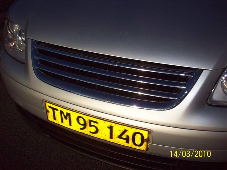 VW touran - chrom grill billede 3