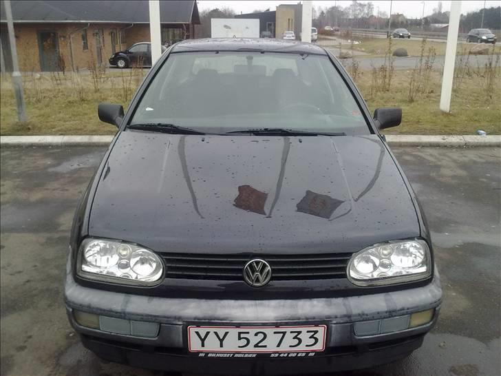 VW Golf III - Sådan så den ud da jeg fik den.. billede 9
