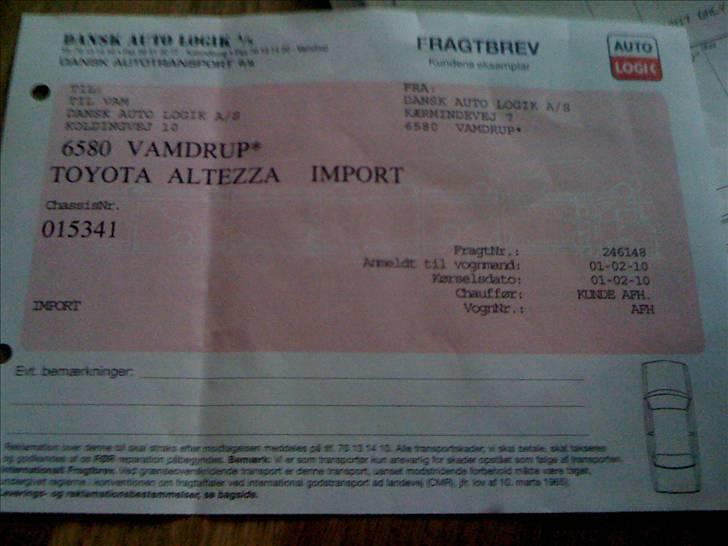 Toyota Altezza SXE10 billede 18