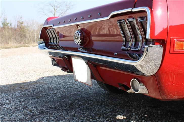 Ford Mustang 68 HT - kige et billede af den nye bagende ang udstødning billede 17