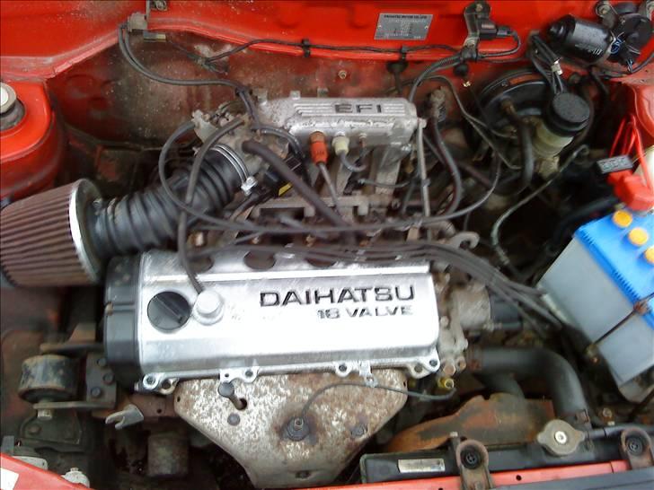 Daihatsu Charade Rat look - ...og motoren!! billede 10
