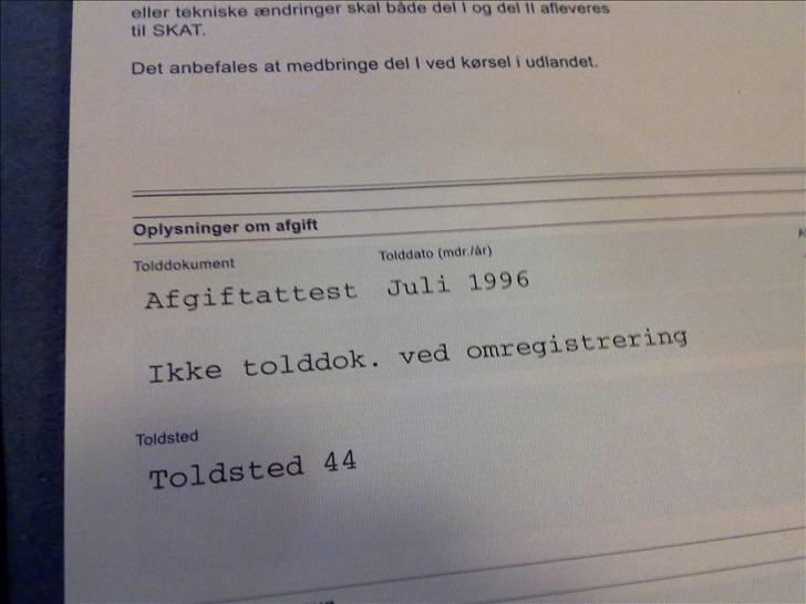 VW Golf II D - Solgt! - Importeret i Juli 1996 billede 15